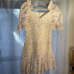 LoveShackFancy mini floral dress